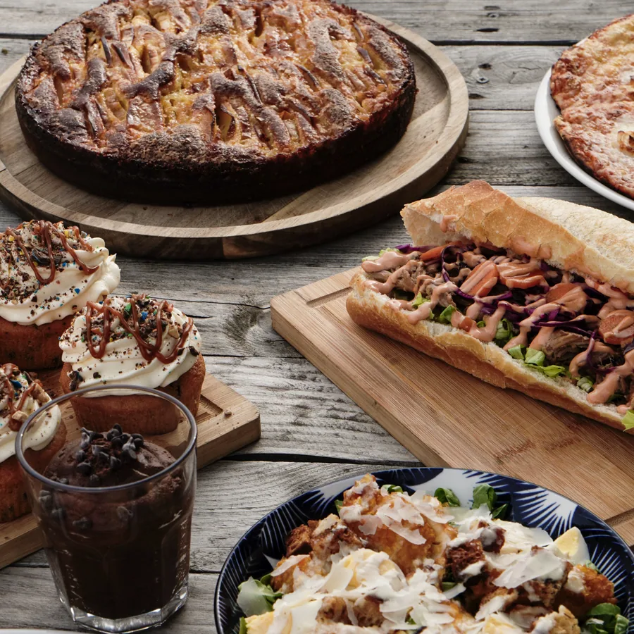 Assortiment de l’offre du foodtruck ALBINÔME