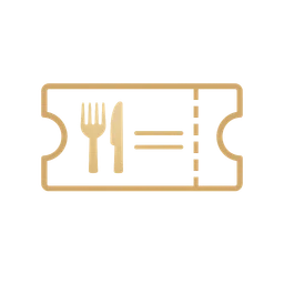 Pictogramme de paiement par titres-restaurant